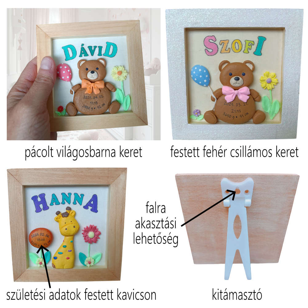 Baba ajándék • Egyedi, névre szóló, kézműves babaköszöntő ajándék